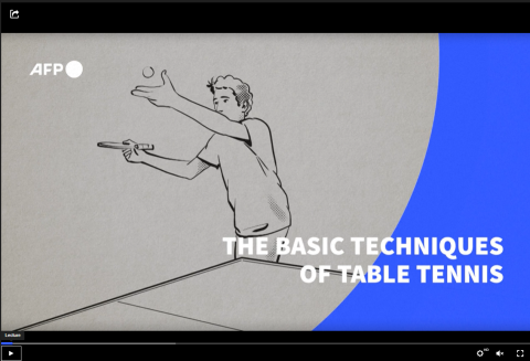 Paris 2024 Games : Table tennis, the basic techniques